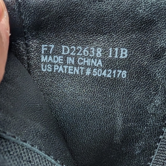 COLE HAAN with Nike Air (Size 11B) Black Suede Pull on Wedge Heel Ankle Boots - Picture 6 of 6